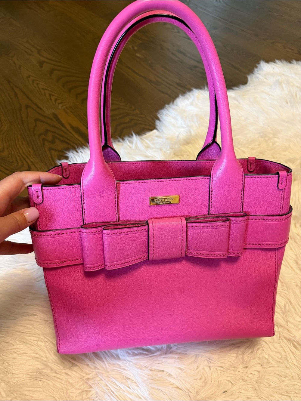kate spade Hot Pink Bow Satchel